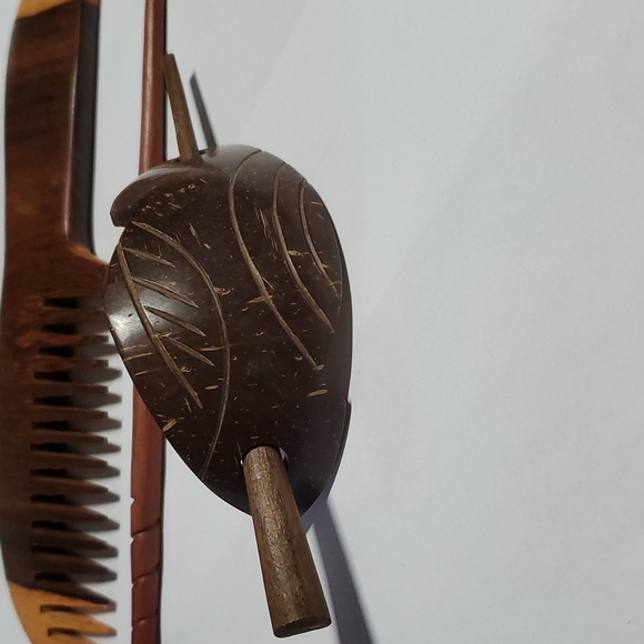 ? Wooden Comb and Hair Accessories main image 5